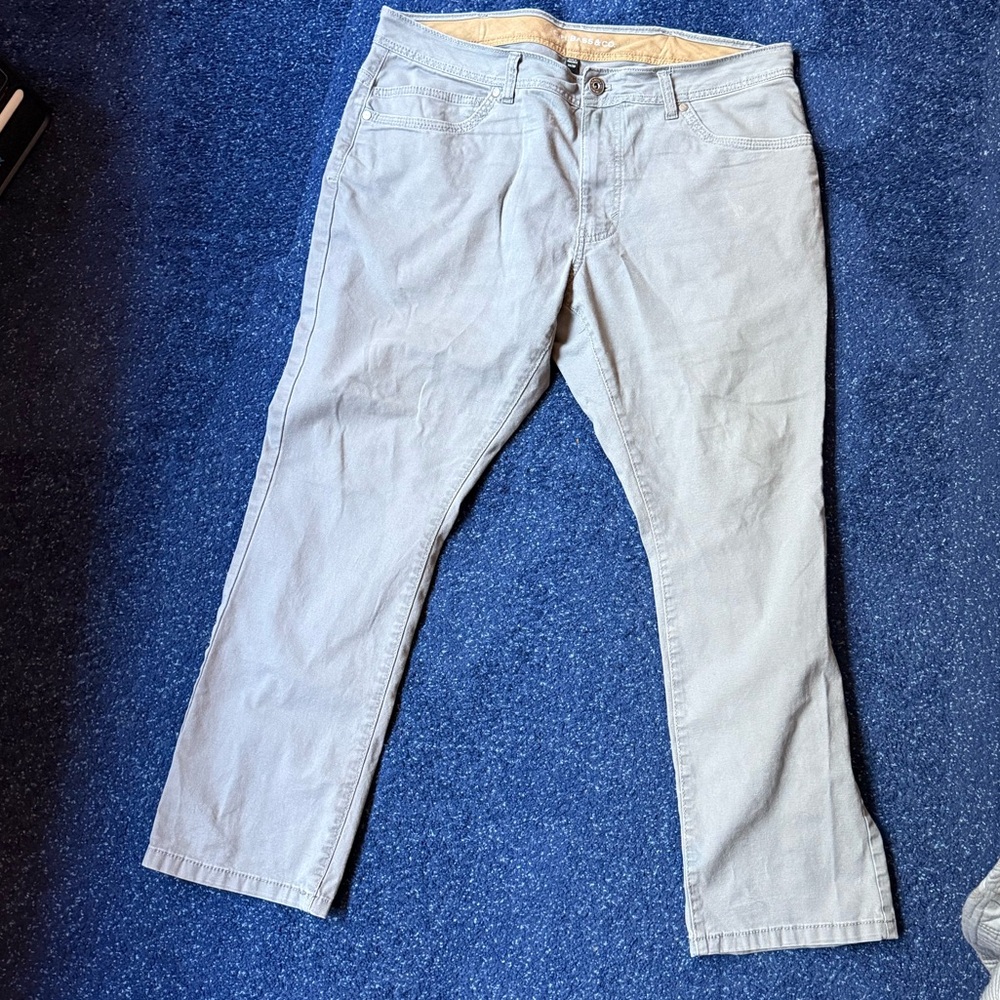 G.H. Bass For Hard Service Groundwork Men's Stretch 5-Pocket Pants Grey 36x29